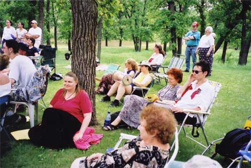 Singing and Drumming Circle at La Barrière Park