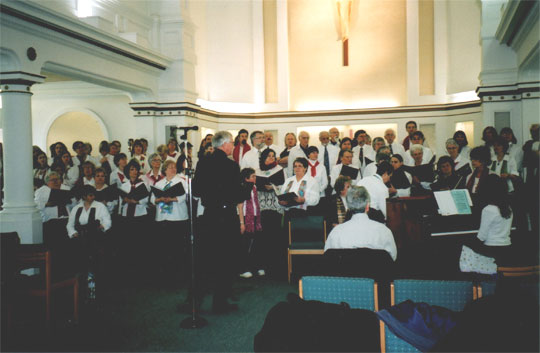 Singing at St. Boniface Hospital