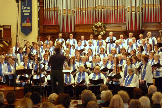 Spirit's Call Choir 6th annual benefit concert for NEST - Nov 30, 2008 (photo by Dianne Renick)