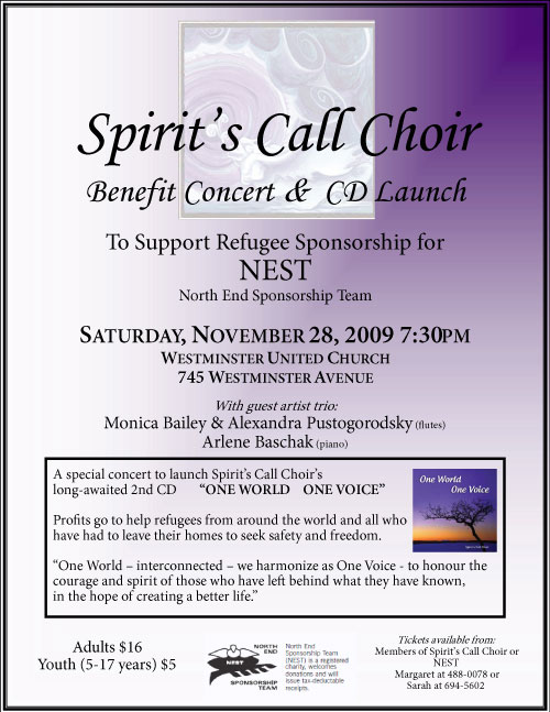 2009 NEST Benefit Concert & CD Launch